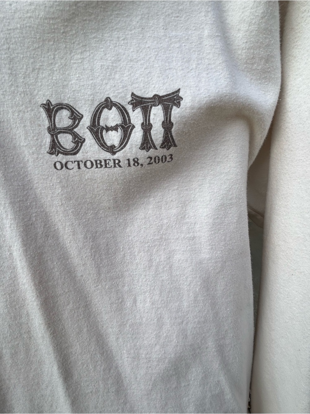 Hanes Beefy-T Y2K Western Ivory T-Shirt - Picture 8 of 9